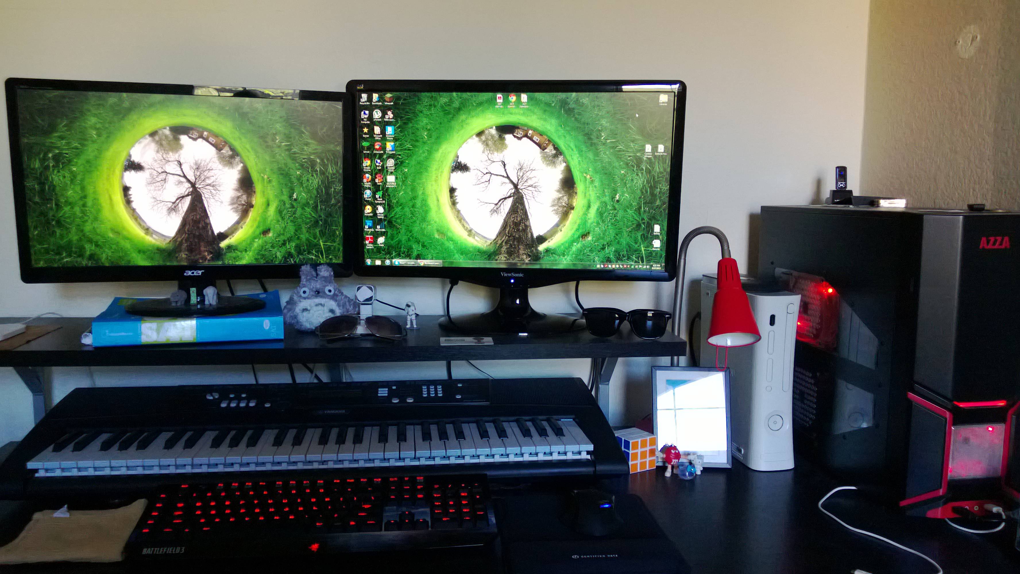 Gaming Dual Monitor Setup - Computer Setup.