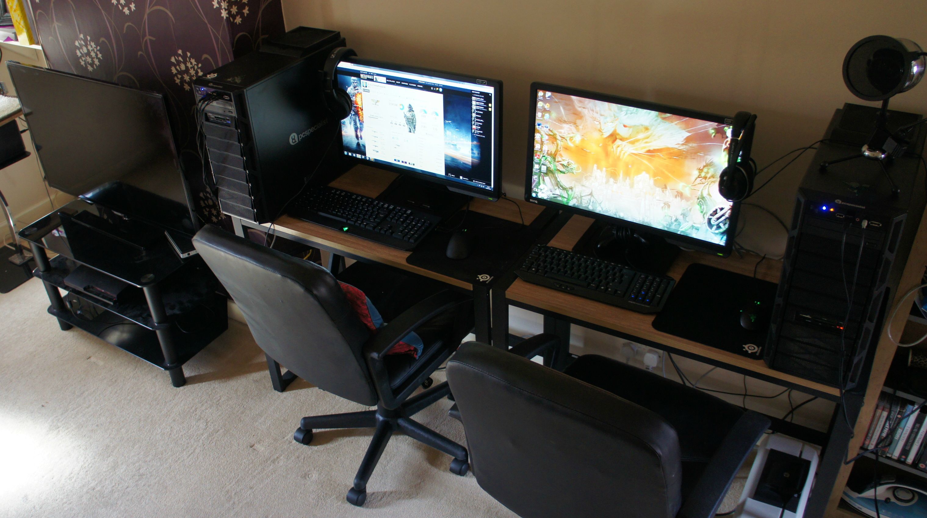 His and hers gaming