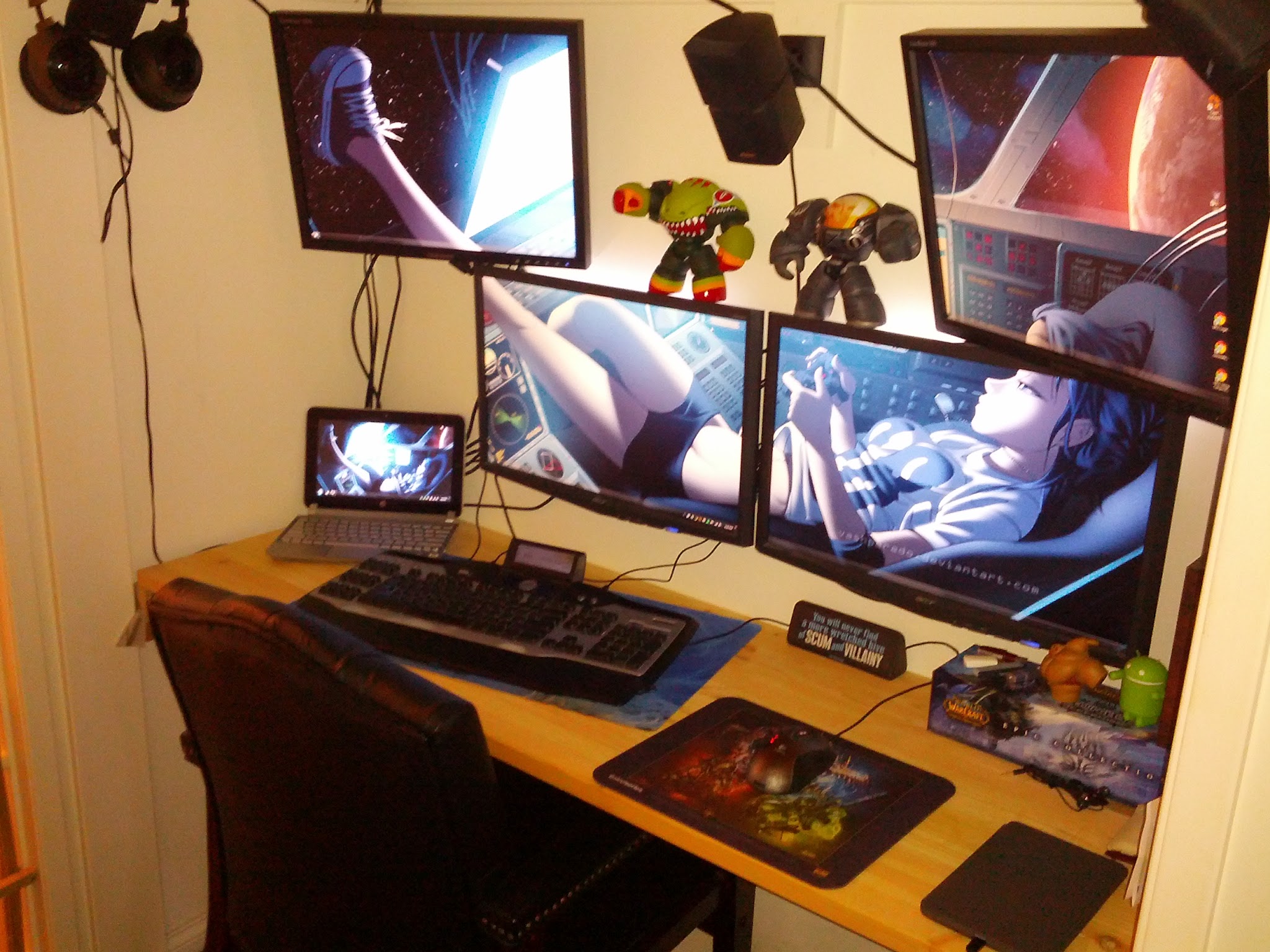 25+ Anime Gaming Room Setup PNG